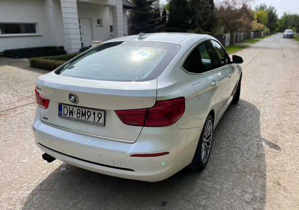 BMW Seria 3 cena 85500 przebieg: 156000, rok produkcji 2017 z Wrocław małe 191